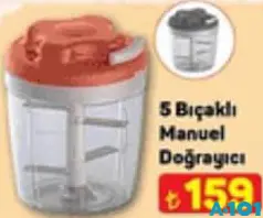 5 BIÇAKLI MANUEL DOĞRAYICI 5 BIÇAKLI MANUEL DOĞRAYICI